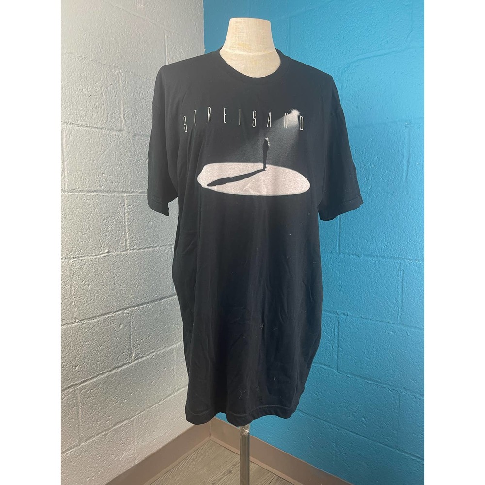 2XL black standard American 2006 tour Streisand t-shirt